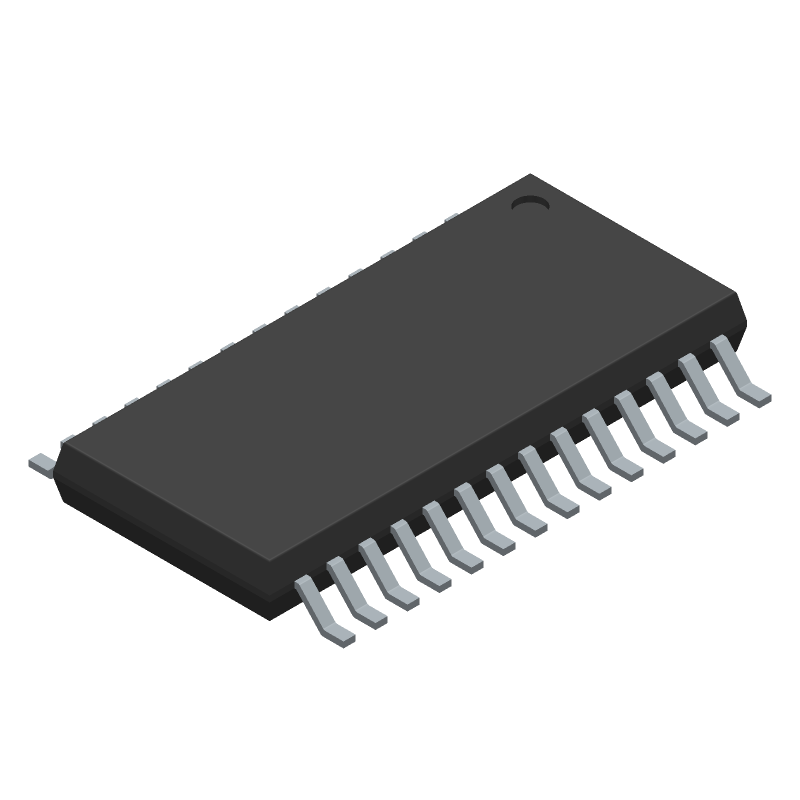 AD9754ARUZ The AD9754ARUZ is a 14-bit, 125 MSPS Digital-to-Analog Converter from Analog Devices Inc. It offers high performance with a parallel interface.