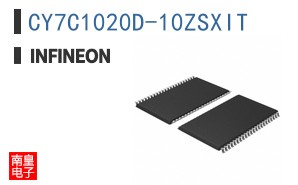 CY7C1020D-10ZSXIT The Cypress Semiconductor CY7C1020D-10ZSXIT is a 512Kb SRAM with a 10ns access time. It operates at voltages between 4.5V and 5.5V and comes in a 44-TSOP II package.