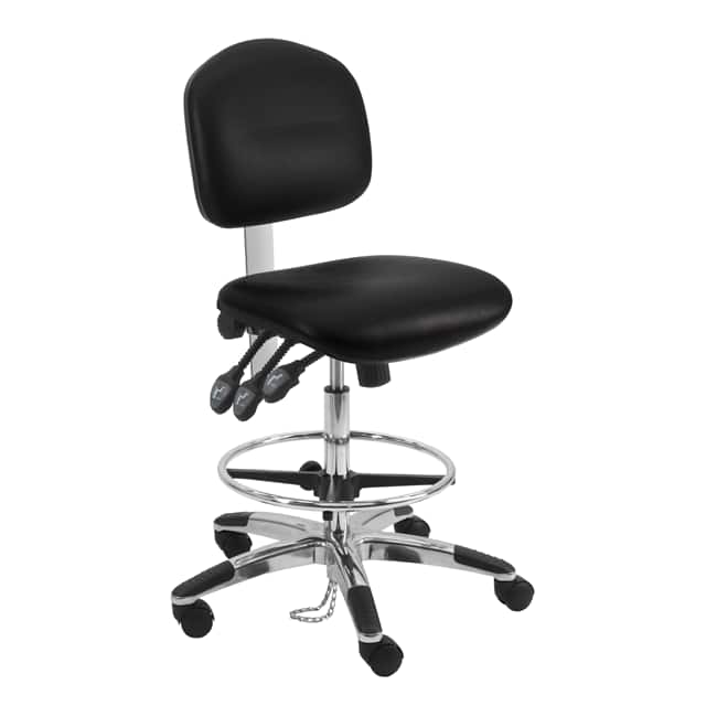 LAT-DVB-TLC+BLACK BENCHPRO VINYL ESD CHAIR WITH 18
