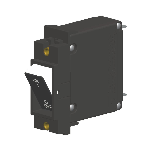 A11-B0-24-615-111-E The Littelfuse Inc. A11-B0-24-615-111-E is an A-Series hydraulic magnetic circuit breaker. It offers a 15A current rating and a 250V voltage rating.