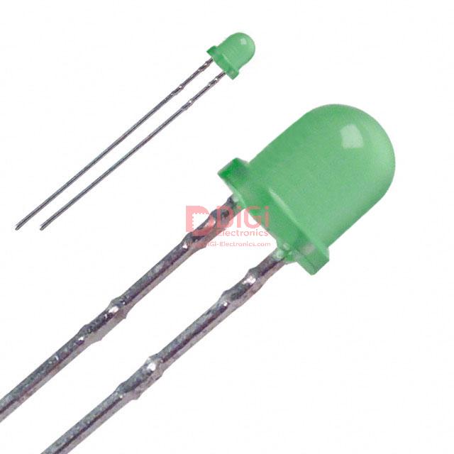 MV5477C The Everlight Electronics MV5477C is a green, diffused T-1 through-hole LED. It operates at a typical forward voltage of 2.2V and has a luminous intensity of 7mcd.