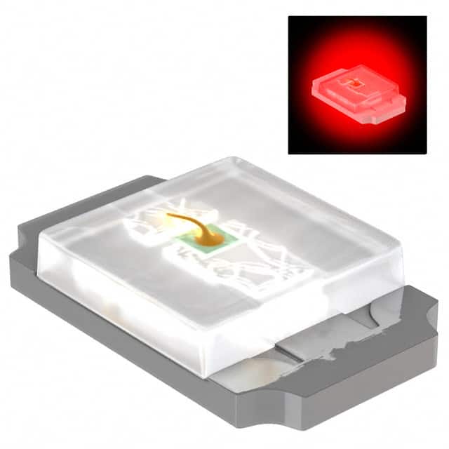 SML-P11UTT86 LED RED CLEAR 1006 SMD