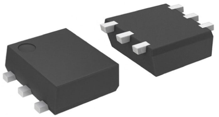 DMN26D0UDJ-7 Dual N-channel MOSFET with 20V drain-source voltage and 240mA continuous drain current. Features logic level gate and low on-resistance of 3 Ohm at 4.5V.