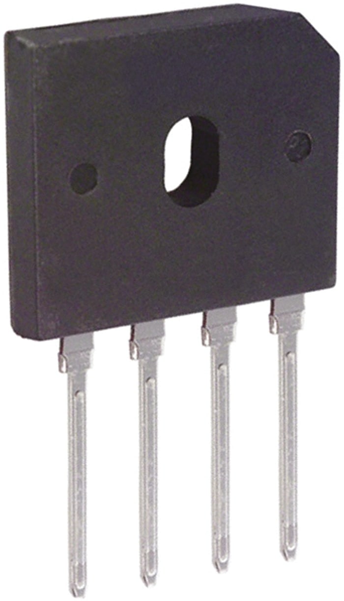 GBU401 The GBU401 is a bridge rectifier from TSC with a 100V repetitive peak reverse voltage and a 4A forward current. It is designed for through-hole mounting.