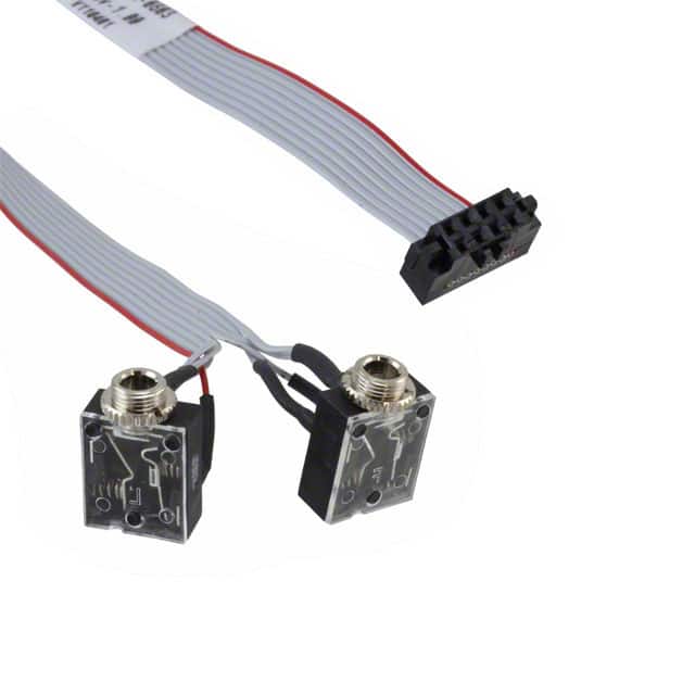 VL-CBR-0803 12 8-PIN LATCH/TWO 3.5MM AUD,