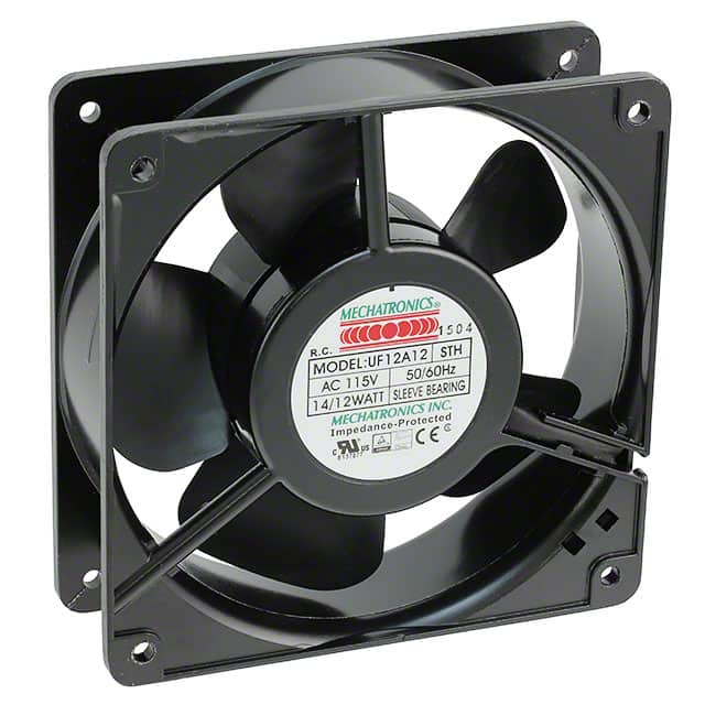 UF12A12-STSLR FAN AXIAL 120X38MM 115VAC TERM