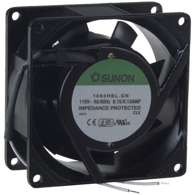 SF11580A-1083HSL.GN FAN AXIAL 80X38MM 115VAC WIRE