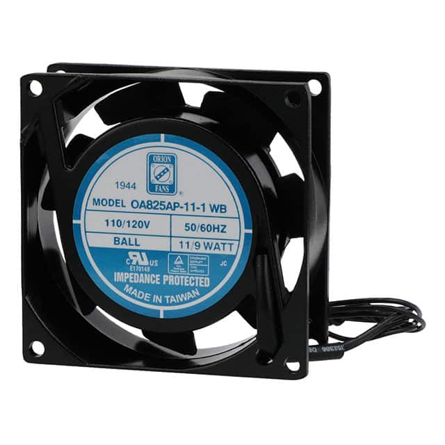 OA825AP-11-1WB FAN AXIAL 80X27MM 115VAC WIRE