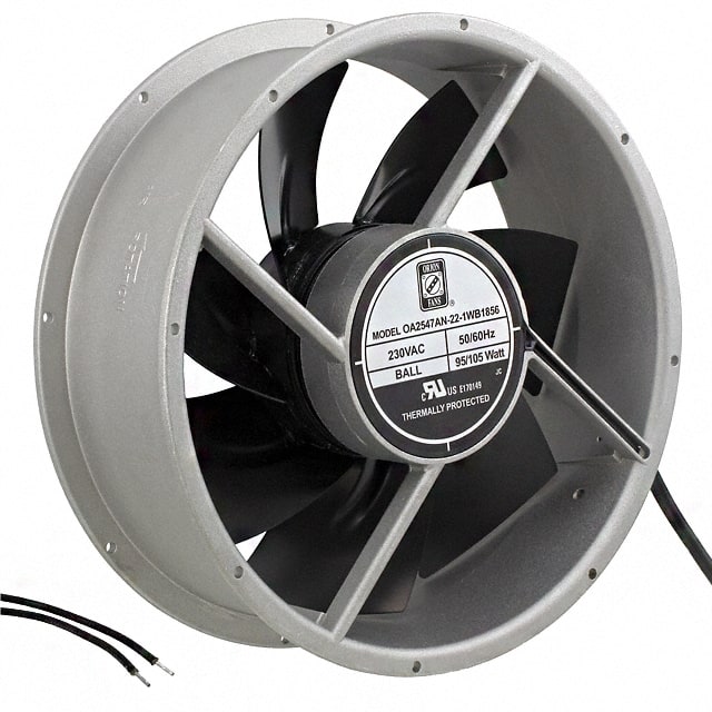 OA2547AN-22-1WB1856 FAN AXIAL 254X89MM 230VAC WIRE