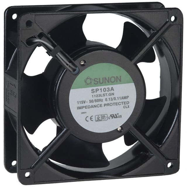 SP103A-1123LST.GN FAN AXIAL 120X38MM 115VAC TERM
