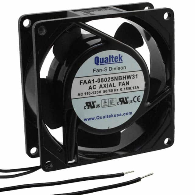 FAA1-08025NBHW31 FAN AXIAL 80X25MM 115VAC WIRE