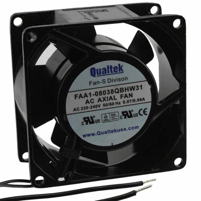FAA1-08038QBHW31 FAN AXIAL 80X38MM 230VAC WIRE