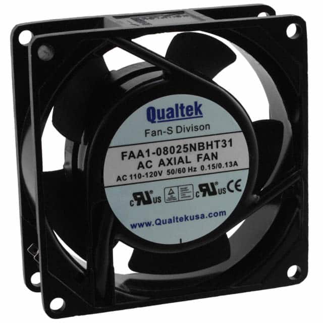 FAA1-08025NBHT31 FAN AXIAL 80X25MM 115VAC TERM