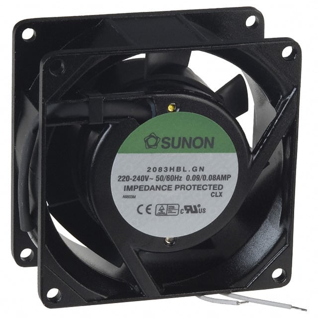 SF23080A-2083HBL.GN FAN AXIAL 80X38MM 220/240VAC