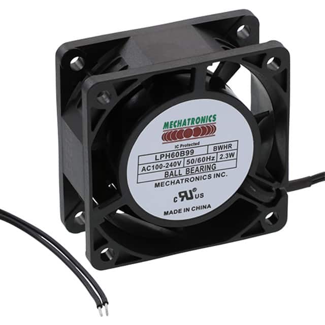 LPH60B99-BWHR FAN AXIAL 60X25.50MM 100-240VAC