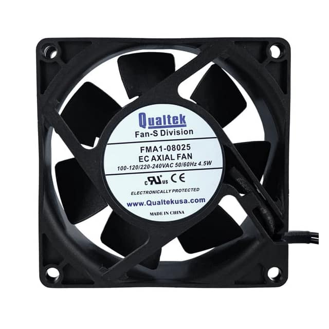 FMA1-08025WBHW12 EC FAN, 80X80X25MM, 2-BALL BEARI