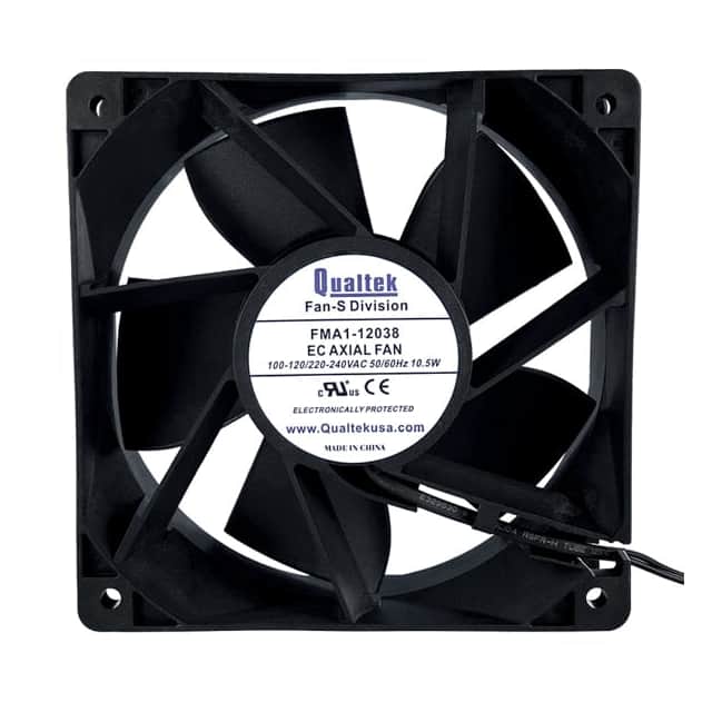 FMA1-12038WBJW12-A EC FAN, 120X120X38MM, 2-BALL BEA