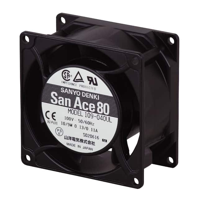 109-033UL FAN 80X42MM 115VAC