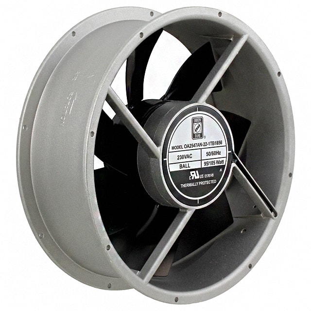 OA2547AN-22-1TB1856 FAN AXIAL 254X89MM 230VAC TERM