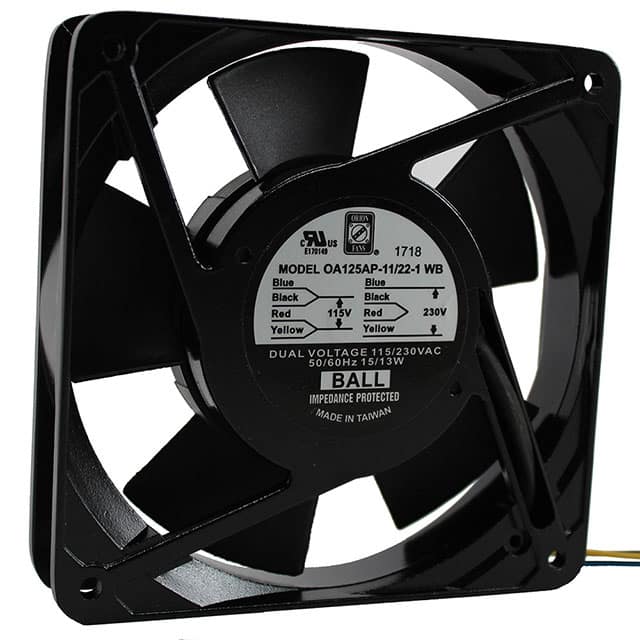 OA125AP-11/22-1WB FAN AXL 119.5X26.2MM 115/230VAC