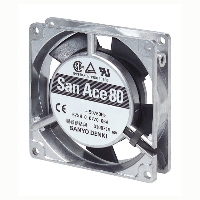 109-213 FAN 80X20MM 115VAC