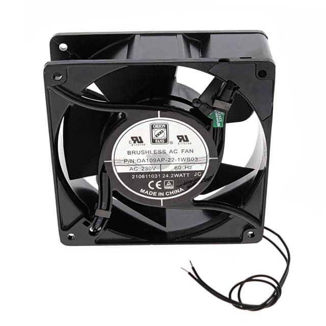 OA109AP-22-1WB03 FAN AC, 220V BALL W/THERMAL CT