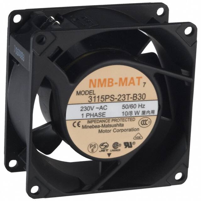 3115PS-23T-B30-A00 FAN AXIAL 80X38MM 230VAC TERM