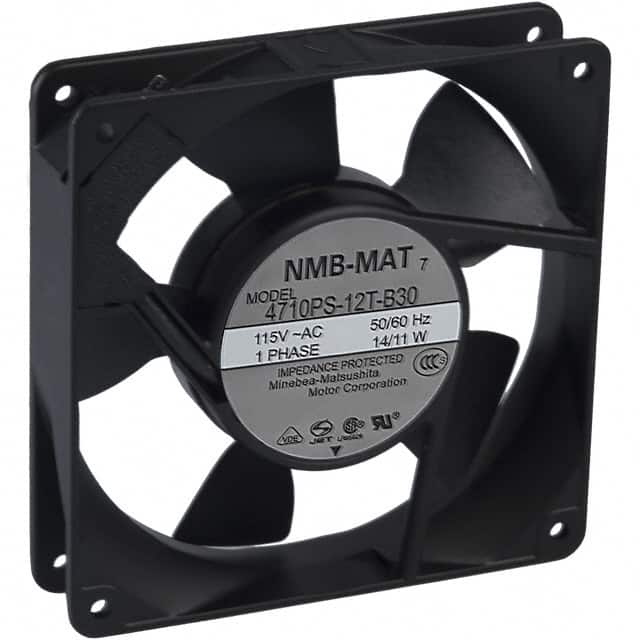 4710PS-12T-B30-A00 FAN AXIAL 119X25.5MM 115VAC TERM