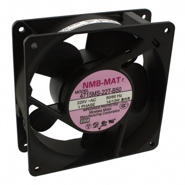 4715MS-22T-B50-B00 FAN AXIAL 119X38MM 220VAC TERM
