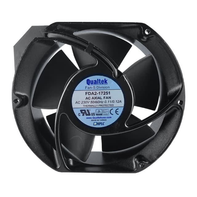 FDA2-17251NBKT3F FAN AXIAL 172X51MM 115VAC TERM