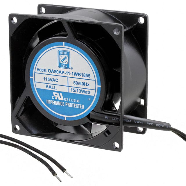 OA80AP-11-1WB1855 FAN AXIAL 80X38MM 115VAC WIRE