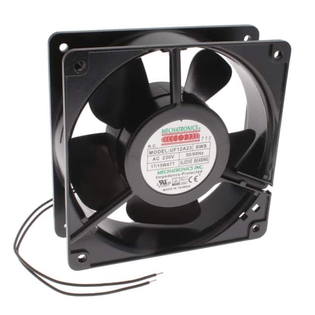 UF12A23-SWSR FAN AXIAL 120X38MM 230VAC WIRE