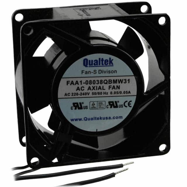FAA1-08038QBMW31 FAN AXIAL 80X38MM 230VAC WIRE