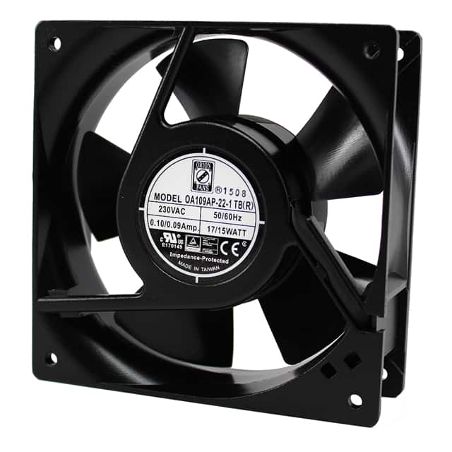 OA109AP-22-1TBR FAN AXIAL 119.5X38.5MM 230VAC