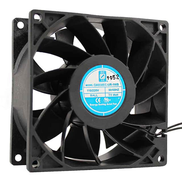 OA938EC-UR-1WB EC FAN 92X38MM 85-265VAC 60CFM