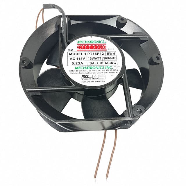 LPT15P12-BWHR EC FAN AXIAL 172X150X51MM 120VAC