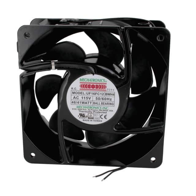 UF16FC12-BWHR4 AC FAN AXIAL 160X160X62MM, 120VA