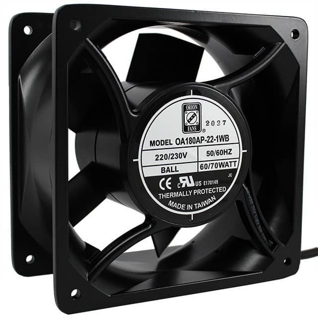 OA180AP-22-1WB FAN AXIAL 180X89MM 230VAC WIRE