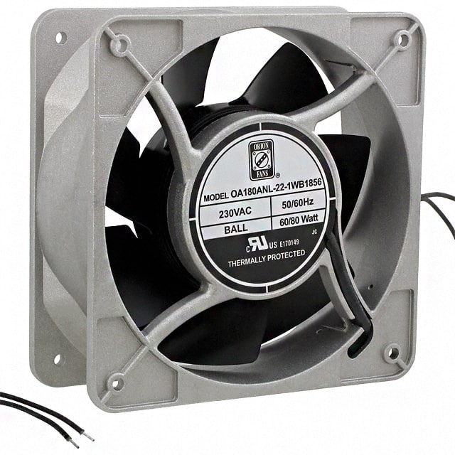 OA180ANL-22-1WB1856 FAN AXIAL 180X65MM 230VAC WIRE