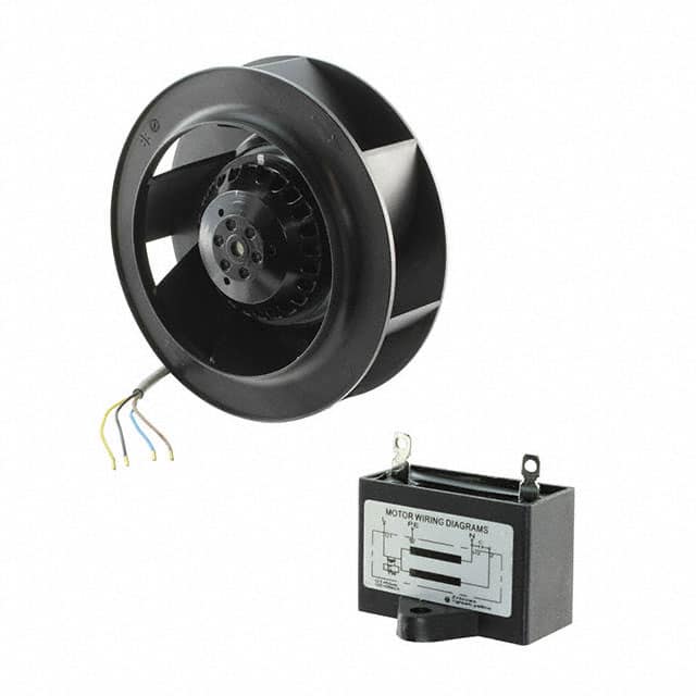 OAB190-11-1 FAN IMP MTRZD 190X70 115V W/CAP