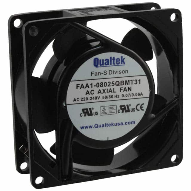 FAA1-08025QBMT31 FAN AXIAL 80X25MM 230VAC TERM