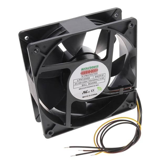 LPH12A99-BWHR-B1 EC FAN AXIAL 120X120X38MM 100-24