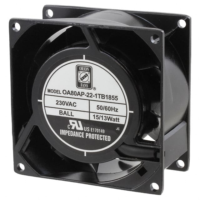OA80AP-22-1TB1855 FAN AXIAL 80X38MM 230VAC TERM