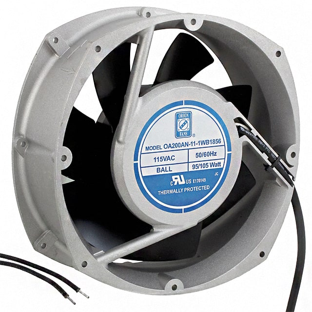 OA200AN-11-1WB1856 FAN AXIAL 200X70MM 115VAC WIRE