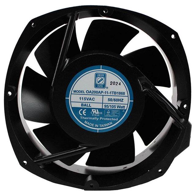 OA200AP-11-1TB1869K AC FAN, IP69K, 220X220X72MM, 115