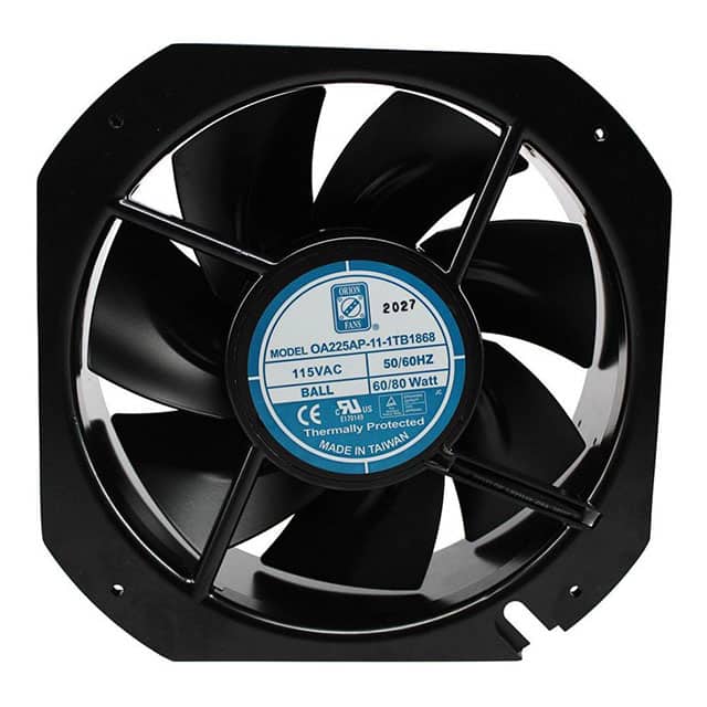 OA225AP-11-1WB1868 FAN 115AC 225X240X80MM IP68 WIRE