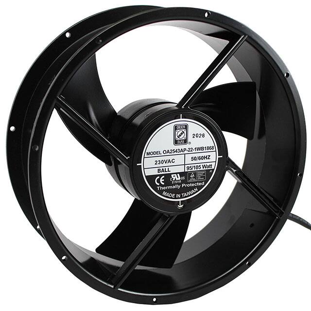 OA2543AP-22-1WB1868 FAN 230AC 254X254X89MM IP68 WIRE