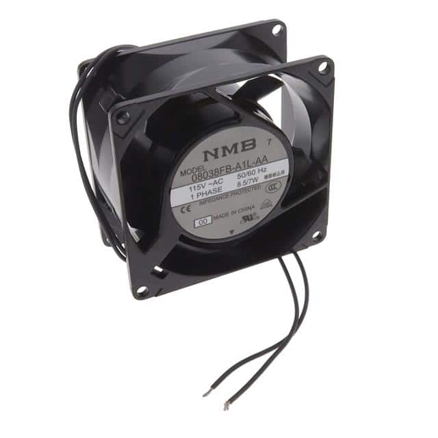 08038FB-A1L-AA-00 FAN 80MM X 38MM 115VAC WIRE