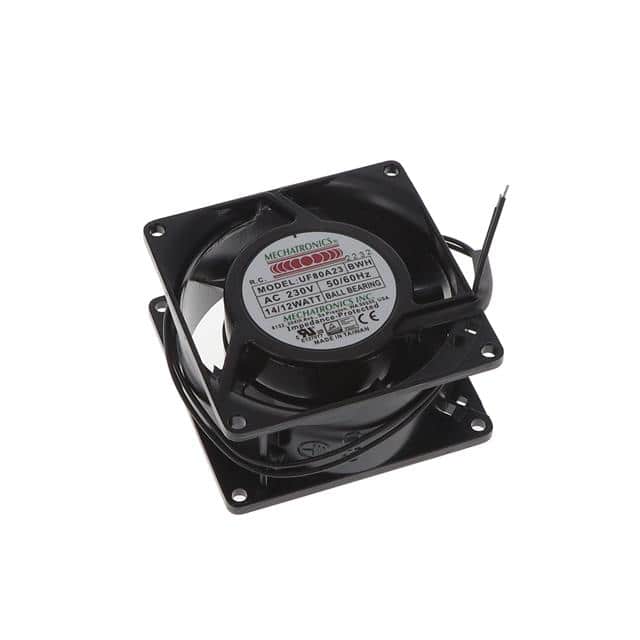 UF80A23-BWHR FAN AXIAL 80X38MM 230VAC WIRE