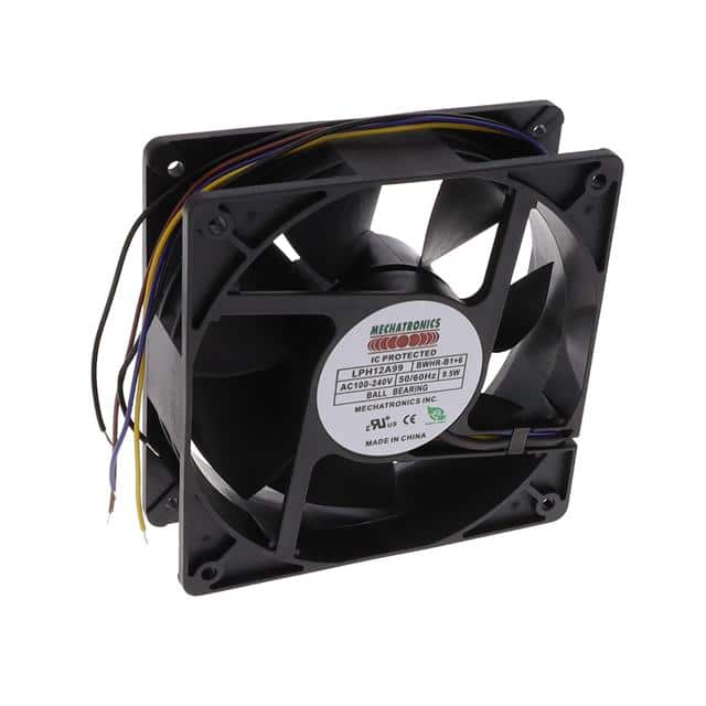 LPH12A99-BWHR-B1+6 EC FAN AXIAL 120X120X38MM 100-24